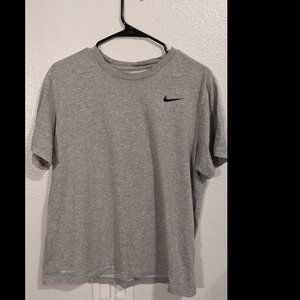 Nike Dri Fit Running Tee (Grey, Medium)